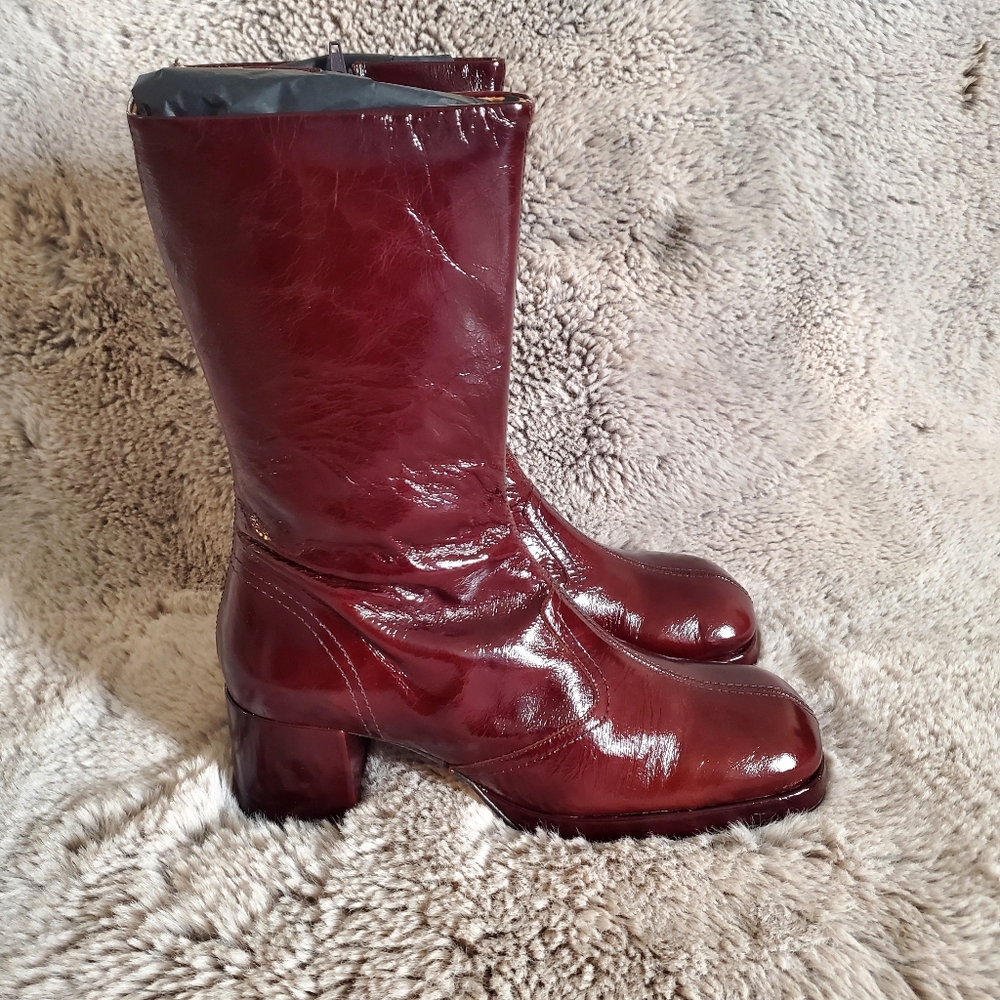 MIISTA Cass Boots Brown Patent Leather 41 - Picture 9 of 16